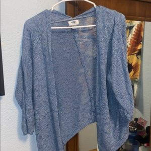 Women’s 3/4 pastel blue sweater
